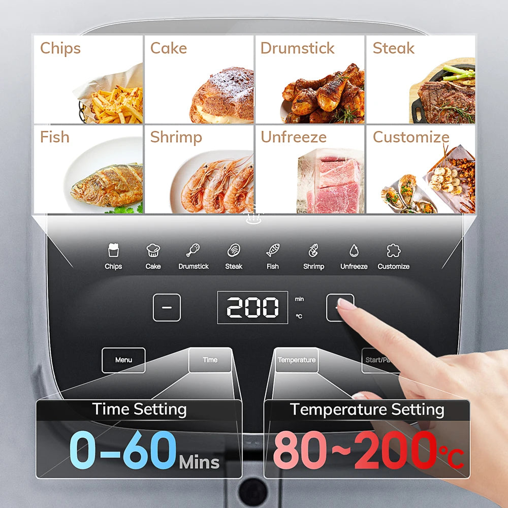 MIUI 5L Air Fryer, Electric Hot fryer
