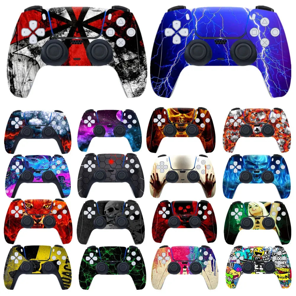 Dust-proof Skin Sticker Anti-slip Scratchproof Protective Stickers For PlayStation 5 PS5 Controller Joystick Decal Accessories