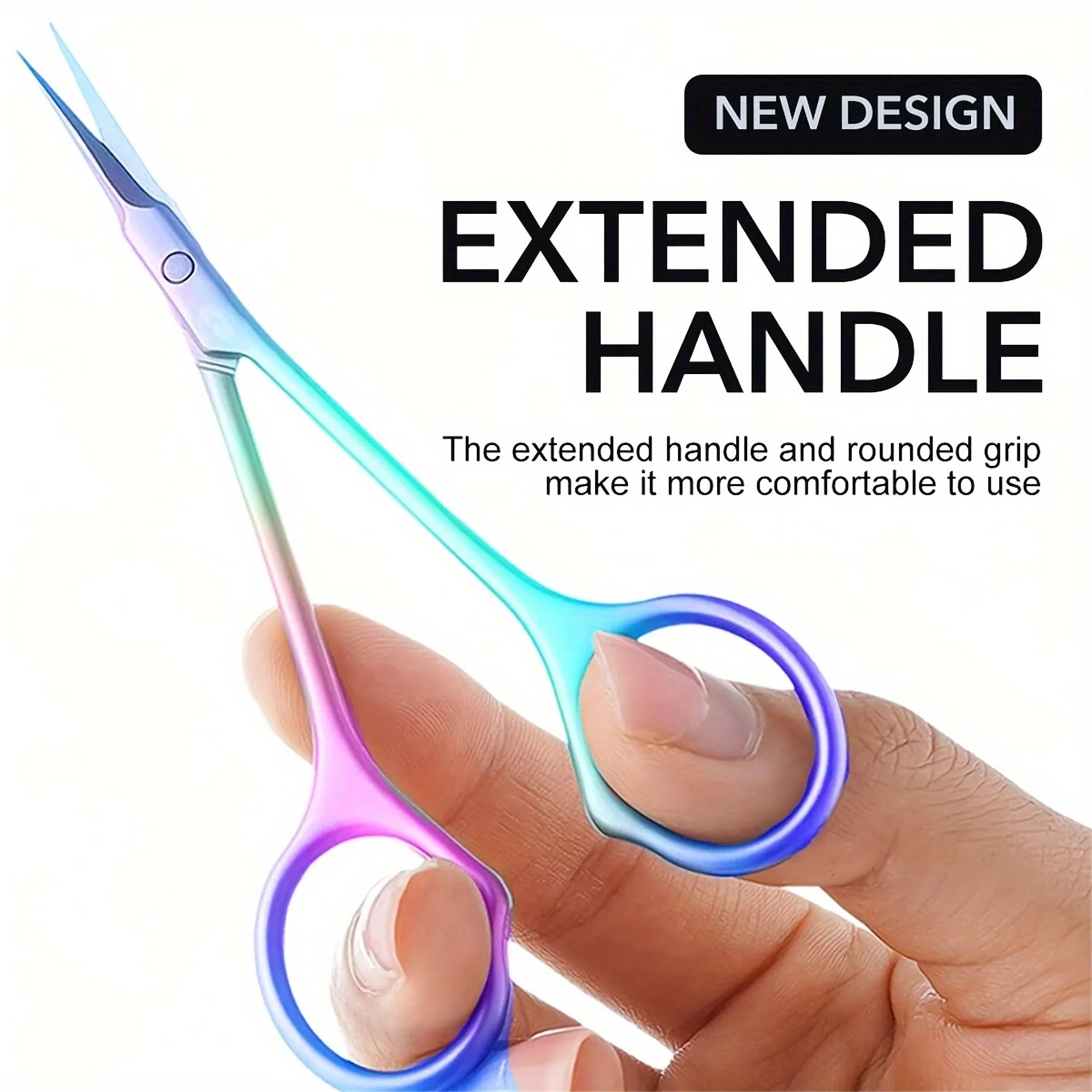 3 pieces of professional cuticle scissors nail cuticle scissors, stainless steel cuticle scissors manicure tools