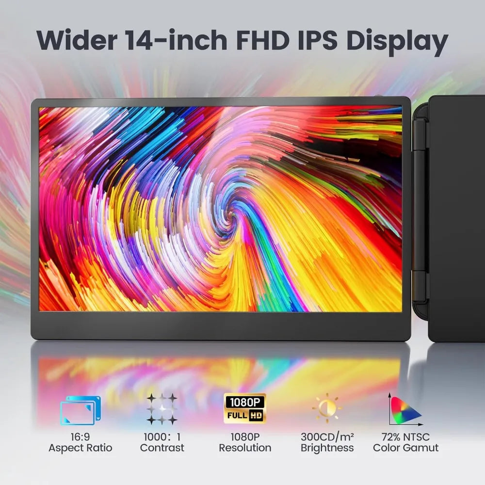 1-1 Laptop Screen Extender, 14” Full HD